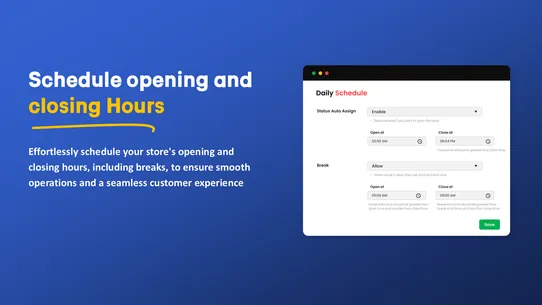 OPH: Open &amp; Close Hours screenshot