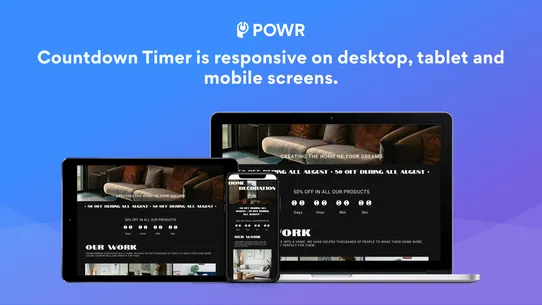 POWR: FOMO Countdown Timer screenshot