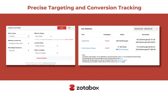 Zotabox: Promote &amp; Convert 20+ screenshot