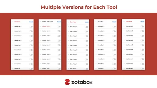 Zotabox: Promote &amp; Convert 20+ screenshot