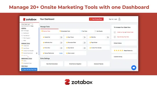 Zotabox: Promote &amp; Convert 20+ screenshot