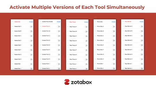 Zotabox: Promote &amp; Convert 20+ screenshot