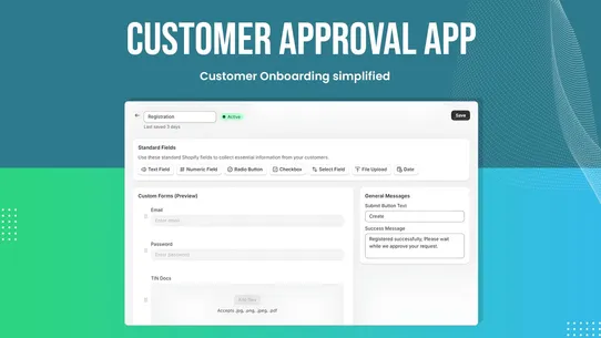 ES Customer Approval screenshot