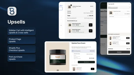 BONDE: Subscriptions &amp; Upsells screenshot