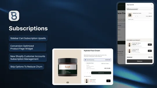 BONDE: Subscriptions &amp; Upsells screenshot