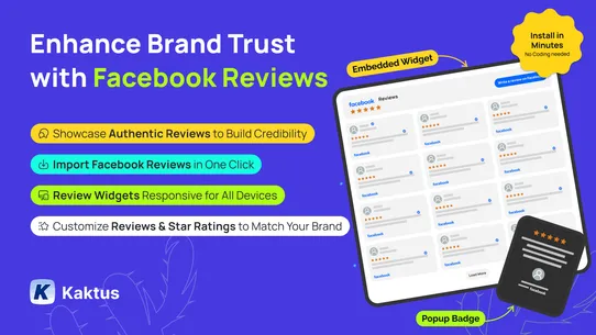 K:Facebook Reviews Importer+AI screenshot