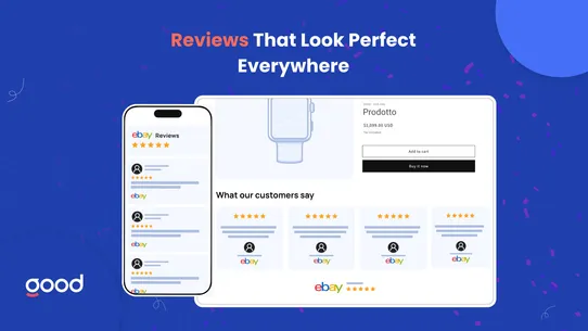 GA: eBay Reviews screenshot