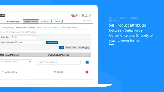 eShopSync SalesforceB2C Bridge screenshot