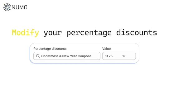 Numo Decimal Discounts screenshot