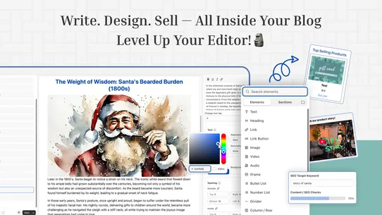 Bloggify: Blog Article Editor screenshot