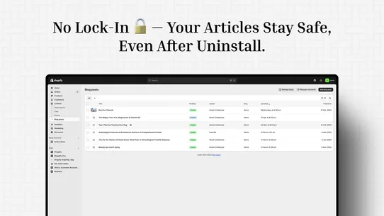 Bloggify: Visual Blog Builder screenshot