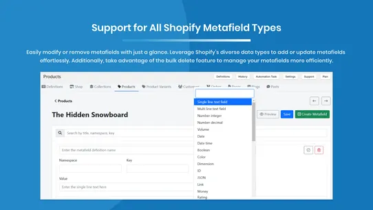 WebDesk Dynamic Fields Manager screenshot