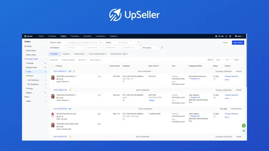 UpSeller ERP screenshot