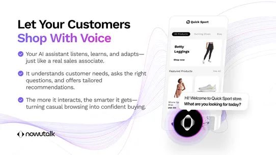 Nowutalk AI Voice Sales Agent screenshot