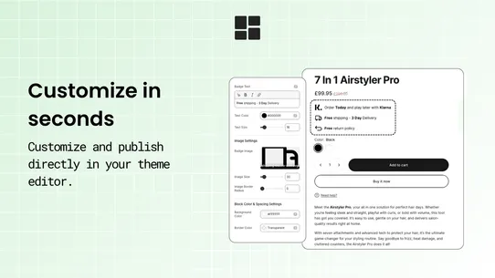 Section VSO: Theme Sections screenshot