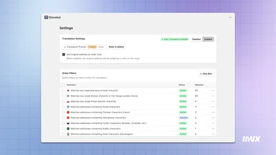 Glovokai screenshot