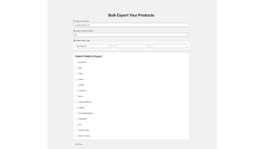 Bulkify | Product Bulk Export screenshot