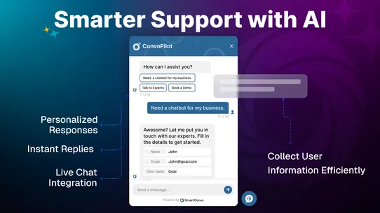 ConvoPilot ‑ Live AI ChatBot screenshot