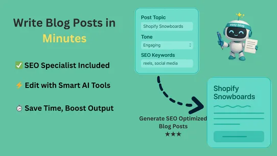 Easy Blog: SEO AI Blog Posts screenshot