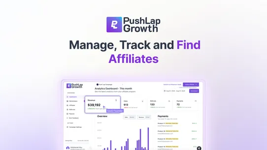 Push Lap Growth ‑ Affiliate screenshot