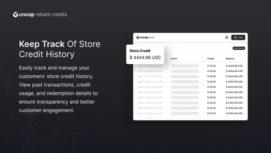 Uncap Rebate Credits screenshot
