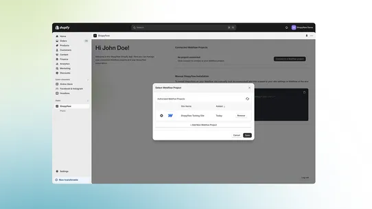 Shopyflow screenshot