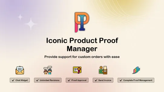 Iconic Product Proof Manager screenshot