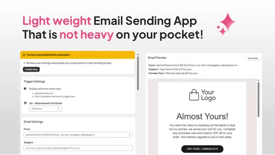 Retentionly ‑ Email Marketing screenshot