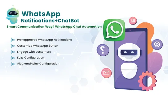 WhatsApp Notifications+ChatBot screenshot