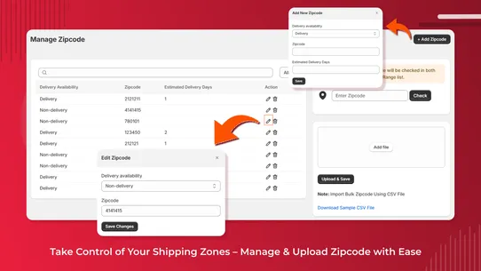 CI Restrict: Zipcode Checker screenshot