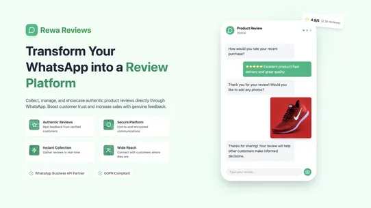 Rewa WhatsApp Product Reviews screenshot