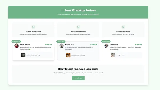 Rewa WhatsApp Product Reviews screenshot