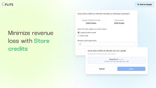 Flits Loyalty Rewards Program screenshot