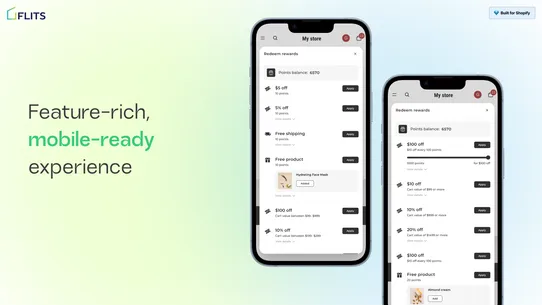 Flits Loyalty Reward Program screenshot