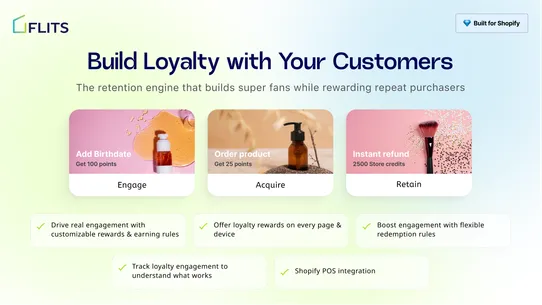 Flits Loyalty Reward Program screenshot