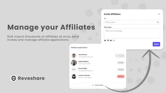 Reveshare Affiliate Marketing screenshot