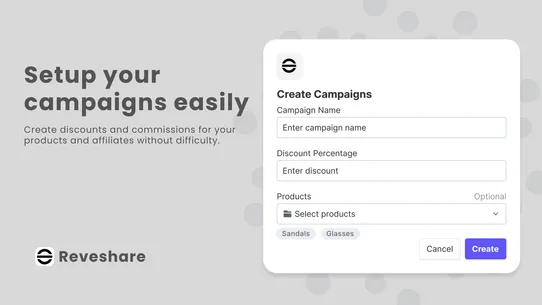 Reveshare Affiliate Marketing screenshot