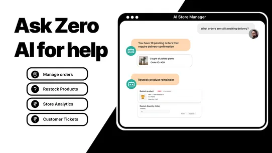 Zeroagent AI Chatbot screenshot