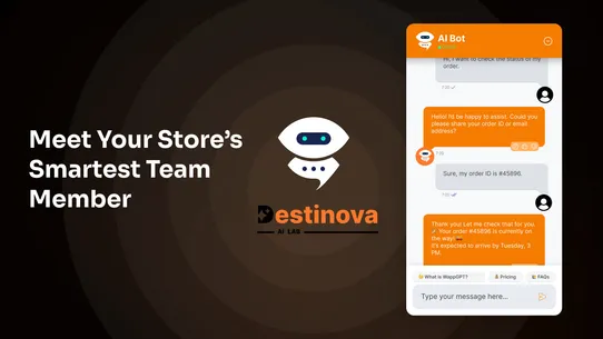 Destinova Live &amp; AI Chatbot screenshot