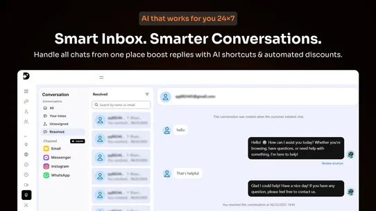 Destinova Live &amp; AI Chatbot screenshot