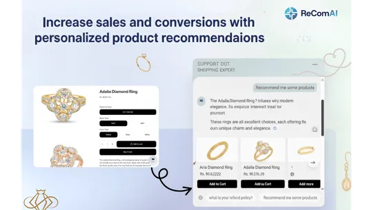 AI Chatbot &amp; Recommendation screenshot