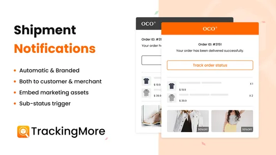 TrackingMore Order Tracking screenshot