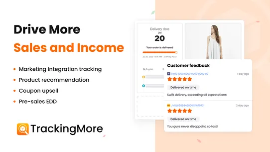TrackingMore Order Tracking screenshot