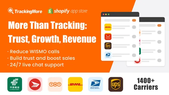 TrackingMore Order Tracking screenshot