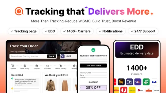 TrackingMore Order Tracking screenshot
