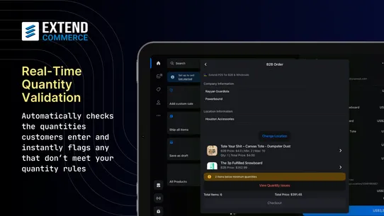 Extend POS for B2B &amp; Wholesale screenshot