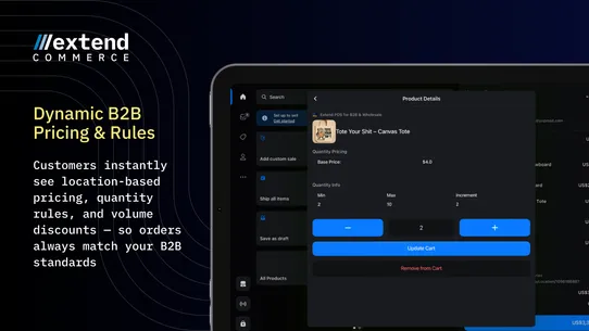 Extend POS for B2B &amp; Wholesale screenshot