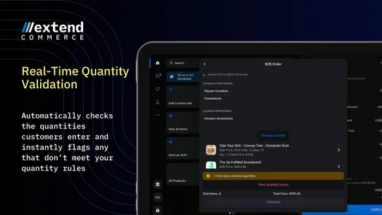 Extend POS for B2B &amp; Wholesale screenshot