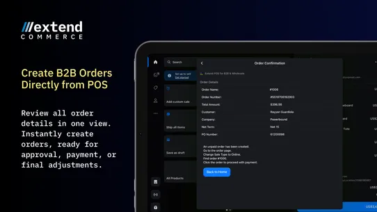 Extend POS for B2B &amp; Wholesale screenshot