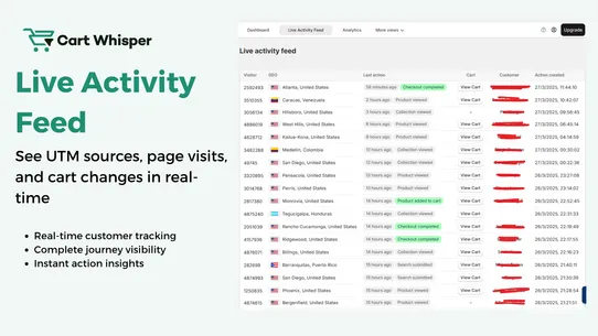 Cart Whisper | Live Carts Pro screenshot